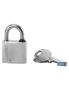 Cadeado Quality Plus A/Longo Inox 30mm