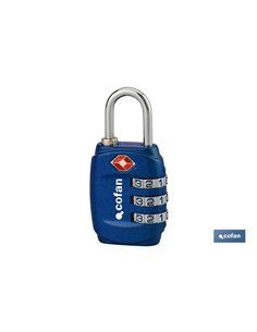 Candado Combinación Equipaje Tsa 3 Dígitos 30 Mm