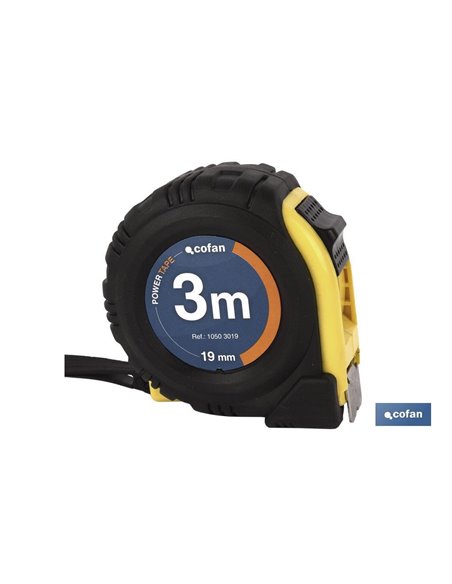 Flexómetro Protec. Goma 19mm X 5mts