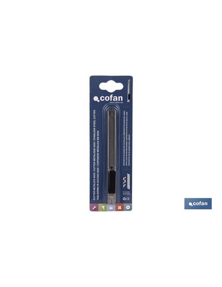 Cutter Metálico Inox (9mm)