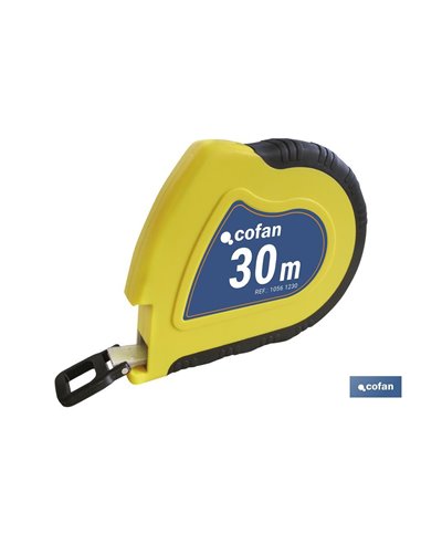 Cinta Métrica Acero Recubr. Nylon  30 Mts