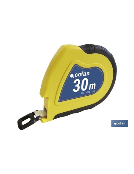 Cinta Métrica Acero Recubr. Nylon  30 Mts