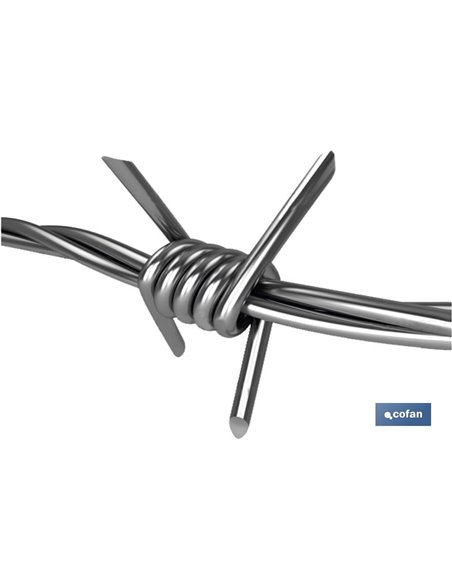 Alambre De Espino Galvanizado 1,7mm X 50m