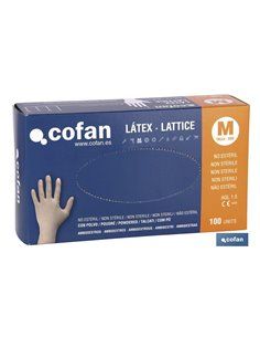 Caja 100 unidades Guantes De Latex T - S 2