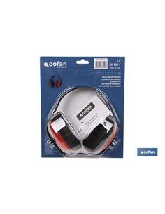 Blister de fone de ouvido protetor Snr: 27db