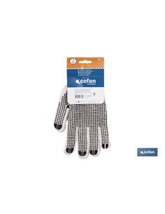 Luva Blister com bolinhas de PVC e punho elástico 2