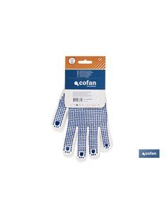 Blíster De Guante 100 % De Nylon Con Puntos De Pvc Talla 9 2