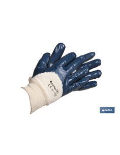 Blíster De Guante De Nitrilo Azul Talla 9