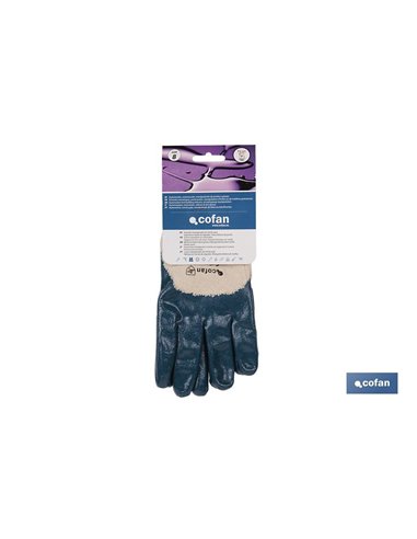 Blíster De Guante De Nitrilo Azul Talla 9