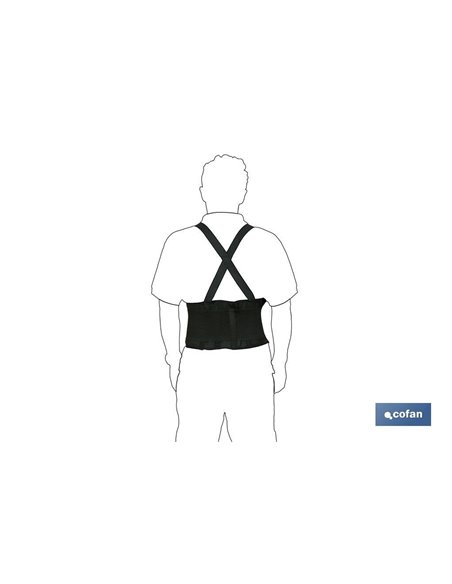 Faja De Trabajo Con Tirantes Talla M