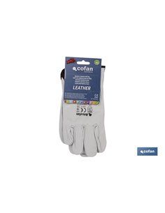 Guante Piel Flor Bricofan Talla 9 Blisterventa Unitaria 2