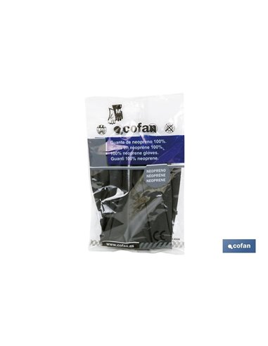 Guante De Neopreno Negro 100 % Talla 9