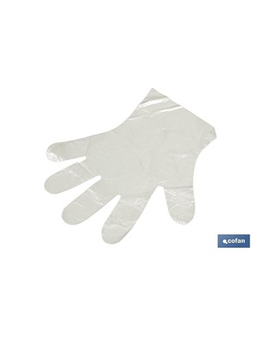 Caja De 10.000 Guantes De Polietileno (Hdpe) Talla Única