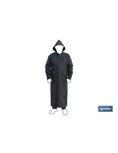Abrigo Largo De Lluvia Verde Pu/Pvc Talla M