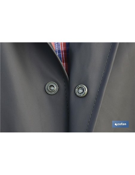 Abrigo Largo De Lluvia Verde Pu/Pvc Talla S