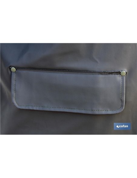 Abrigo Largo De Lluvia Verde Pu/Pvc Talla Xl