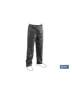 Pantalon De Agua Verde Pu/Pvc Talla L