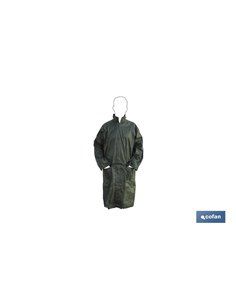 Abrigo De Lluvia Verde Poliester/Pvc Talla-S 2
