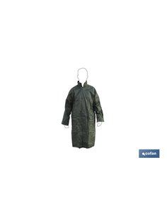 Abrigo De Lluvia Verde Poliester/Pvc Talla-Xxl