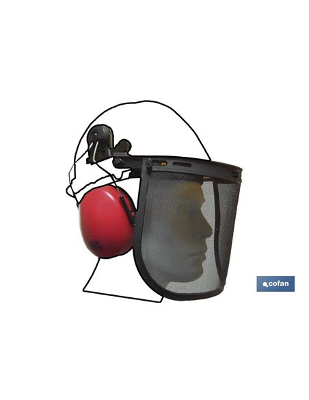 Casco Antiruido Snr-25.9 Db para Casco Obra