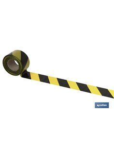 Cinta Balizamiento Amarilla/Negra 50mm X 100mts 2