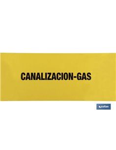 Cinta Balizamiento Canalizacion Gas 150mmx250mts 2