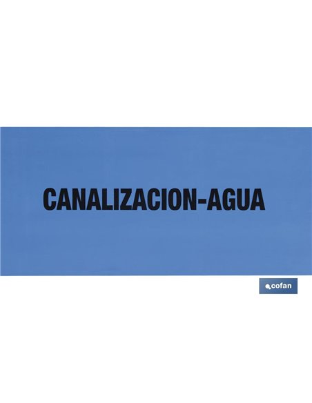 Cinta Balizamiento Canalizacion Agua 150mmx250mts