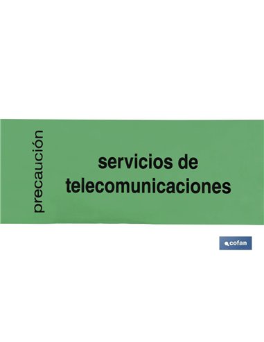 Cinta Balizamiento Telecomunicaciones 150mmx250mts