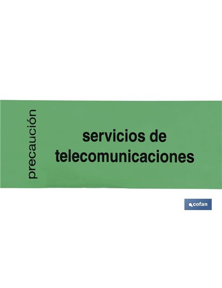 Cinta Balizamiento Telecomunicaciones 150mmx250mts
