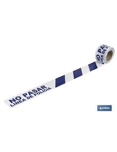 Cinta Balizamiento Linea Policia 80mmx100mts