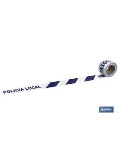 Cinta Balizamiento Policia Local 80mmx100mts