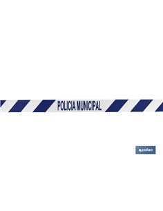 Cinta Balizamiento Policia Municipal  80mmx100mts 2