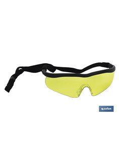 Gafas Seguridad Sport Ambar Uv Protection