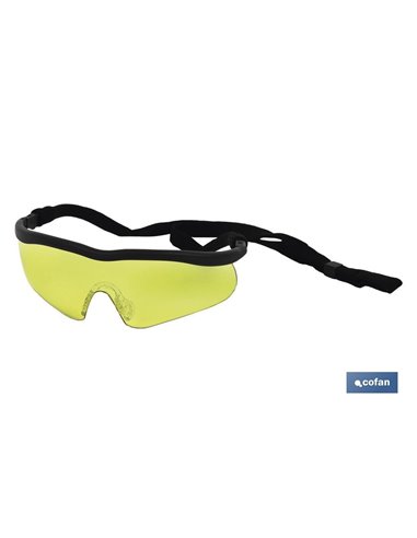 Gafas Seguridad Sport Ambar Uv Protection
