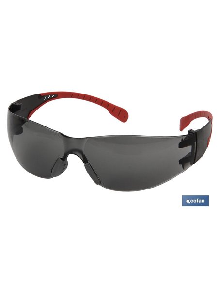 Gafas Seguridad Super Ligera 18grs Lente Oscura