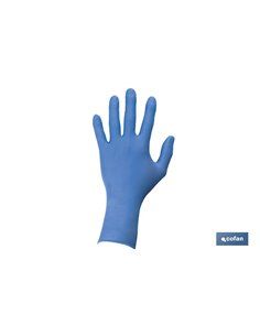 Caja 100uds. Guantes De Nitrilo Azul Clase Ctallas