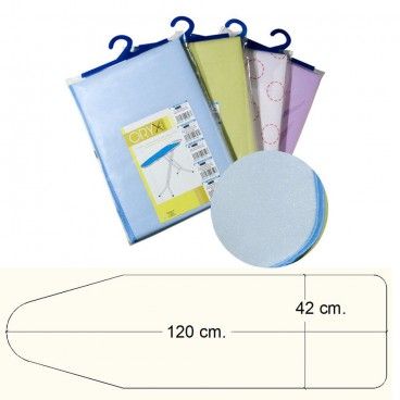 Funda Mesa Plancha Espuma 120x42 cm.