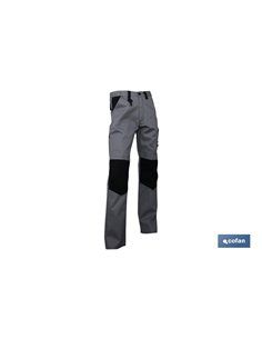 Pantalon Trabajo Lenoir 280gms/M Gris-Negro T-46 2