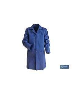 Bata Azul Oscura Limeur 100% Algodón T-S