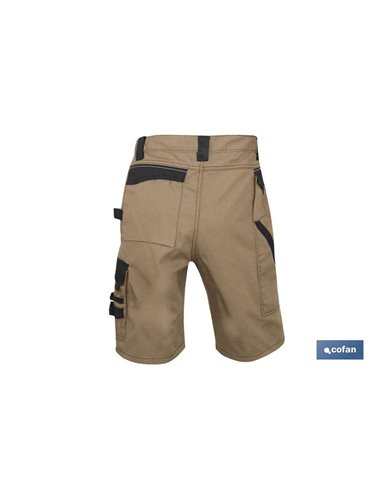 Bermudas De Trabajo Poulsen 280gms/M Gris-Negro T-48