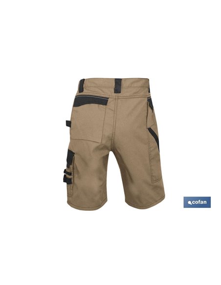 Bermudas De Trabajo Poulsen 280gms/M Gris-Negro T-48