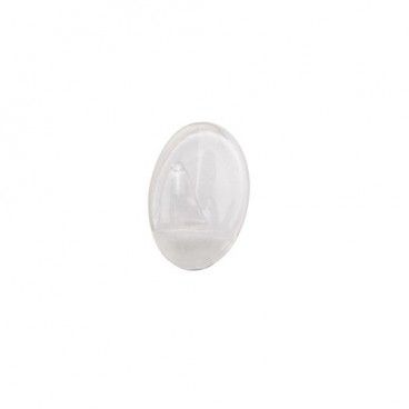 Colgador Oryx  Transparente Pequeño (Blister 4 Unidades) Adhesivo