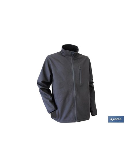 Chaqueta Soft Shell Negra Lister 340g/M Talla Xl