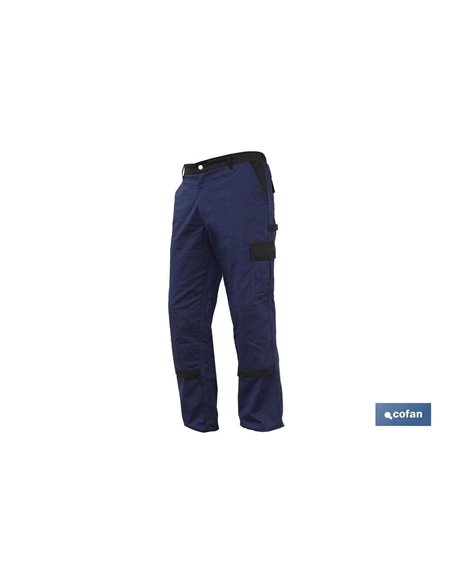 Calça de trabalho flexível Jano Regular Fit Mar/Preto T-44