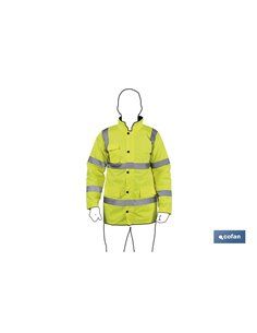 Parka de Alta Visibilidade Aldebarán Modelo Amarelo Tamanho L