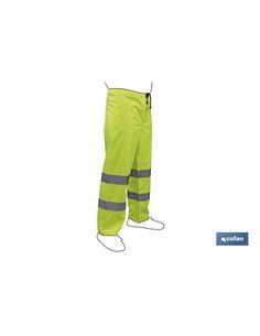 Calça de Chuva de Alta Visibilidade Rigel Amarelo Modelo Tamanho Xxxl 2