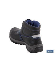 Bota Piel Negro Cierre Velcro S3 Modelo Urian T 43 2