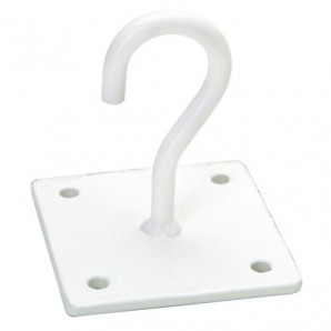 Gancho Wolfpack con pletina Multiuso Abierto Blanco