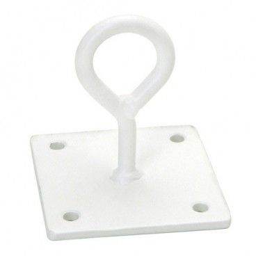 Gancho Wolfpack Com Placa Multiuso Fechada Branco