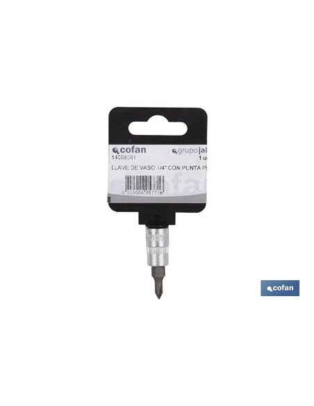Llave De Vaso 1/4 Con Punta Ph-0